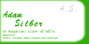 adam silber business card